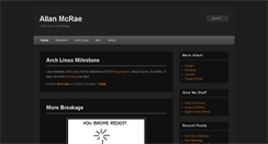 Desktop Screenshot of allanmcrae.com