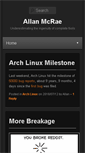 Mobile Screenshot of allanmcrae.com